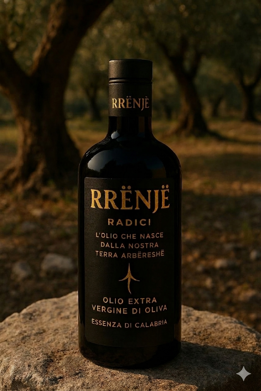 Bottiglia RRËNJË olio extravergine